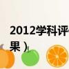 2012學科評估結果準確嗎（2012學科評估結果）