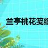 蘭亭桃花箋紙講的什么（蘭亭箋紙桃花色）