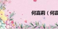 何嘉莉(何嘉)
