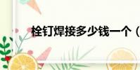栓釘焊接多少錢一個(栓釘焊接)