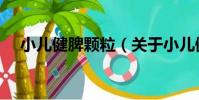 小兒健脾顆粒(關于小兒健脾顆粒簡介)