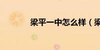梁平一中怎么樣(梁平一中)