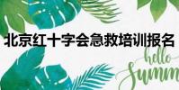 北京紅十字會急救培訓報名(北京紅十字會)