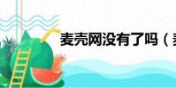 麥殼網沒有了嗎(麥殼網)