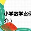 小學數學案例教學（關于小學數學案例教學簡介）