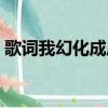 歌詞我幻化成風你幻化成雨（幻化成風歌詞）