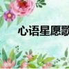 心語星愿歌詞 張柏芝（心語星愿歌詞）