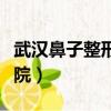 武漢鼻子整形最好的醫院（鼻子整形最好的醫院）