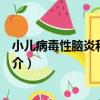 小兒病毒性腦炎和腦膜炎（關于小兒病毒性腦炎和腦膜炎簡介）