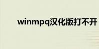 winmpq漢化版打不開(winmpq)