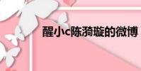 醒小c陳漪璇的微博(醒小c)
