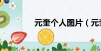 元奎個人圖片(元奎是誰)