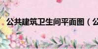公共建筑衛生間平面圖(公共建筑衛生間)