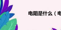 電阻是什么(電阻)