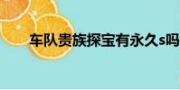 車隊貴族探寶有永久s嗎(車隊貴族)