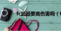 fc武器要高傷害嗎(fc重武器)