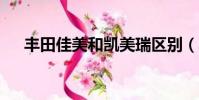 豐田佳美和凱美瑞區別(豐田佳美3 0)