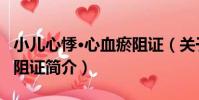 小兒心悸·心血瘀阻證(關于小兒心悸·心血瘀阻證簡介)