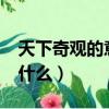 天下奇觀的意思是什么?（天下奇觀的意思是什么）