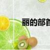 麗的部首是什么部首（麗的部首）
