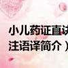 小兒藥證直訣校注語譯（關于小兒藥證直訣校注語譯簡介）