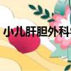 小兒肝膽外科學（關于小兒肝膽外科學簡介）