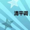 清平調 王菲伴奏（清平調 王菲）