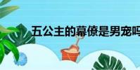 五公主的幕僚是男寵嗎(五公主)