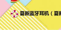 夏新藍牙耳機(夏新n810)