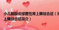 小兒腦膜炎球菌性腎上腺綜合征(關于小兒腦膜炎球菌性腎上腺綜合征簡介)