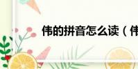 偉的拼音怎么讀(偉的拼音)
