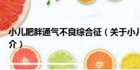 小兒肥胖通氣不良綜合征(關于小兒肥胖通氣不良綜合征簡介)
