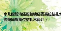 小兒腹股溝疝腹腔鏡疝囊高位結扎術(關于小兒腹股溝疝腹腔鏡疝囊高位結扎術簡介)