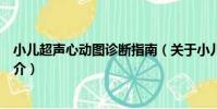 小兒超聲心動圖診斷指南(關于小兒超聲心動圖診斷指南簡介)