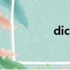 dict是什么業務（dict）