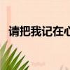 請把我記在心里純音樂（請把我記在心里）