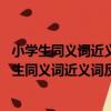 小學生同義詞近義詞反義詞組詞造句詞典 全新版（關于小學生同義詞近義詞反義詞組詞造句詞典 全新版簡介）
