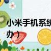 小米手機系統壞了怎么辦（手機系統壞了怎么辦）