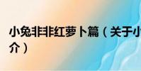 小兔非非紅蘿卜篇(關于小兔非非紅蘿卜篇簡介)