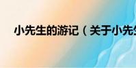 小先生的游記(關于小先生的游記簡介)
