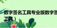 數字簽名工具專業版數字簽名無效(數字簽名工具)