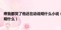 疼我都哭了他還在動說明什么小說(疼我都哭了他還在動說明什么)