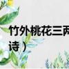 竹外桃花三兩枝全詩拼音（竹外桃花三兩枝全詩）
