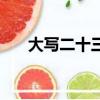 大寫二十三萬元整怎么寫（大寫二十）