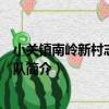 小關鎮南嶺新村志愿服務隊（關于小關鎮南嶺新村志愿服務隊簡介）