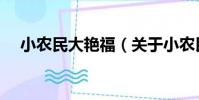 小農民大艷福(關于小農民大艷福簡介)