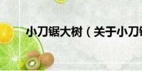 小刀鋸大樹(關于小刀鋸大樹簡介)