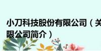 小刀科技股份有限公司(關于小刀科技股份有限公司簡介)