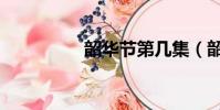 韶華節第幾集(韶華節)