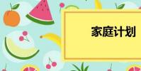 家庭計劃